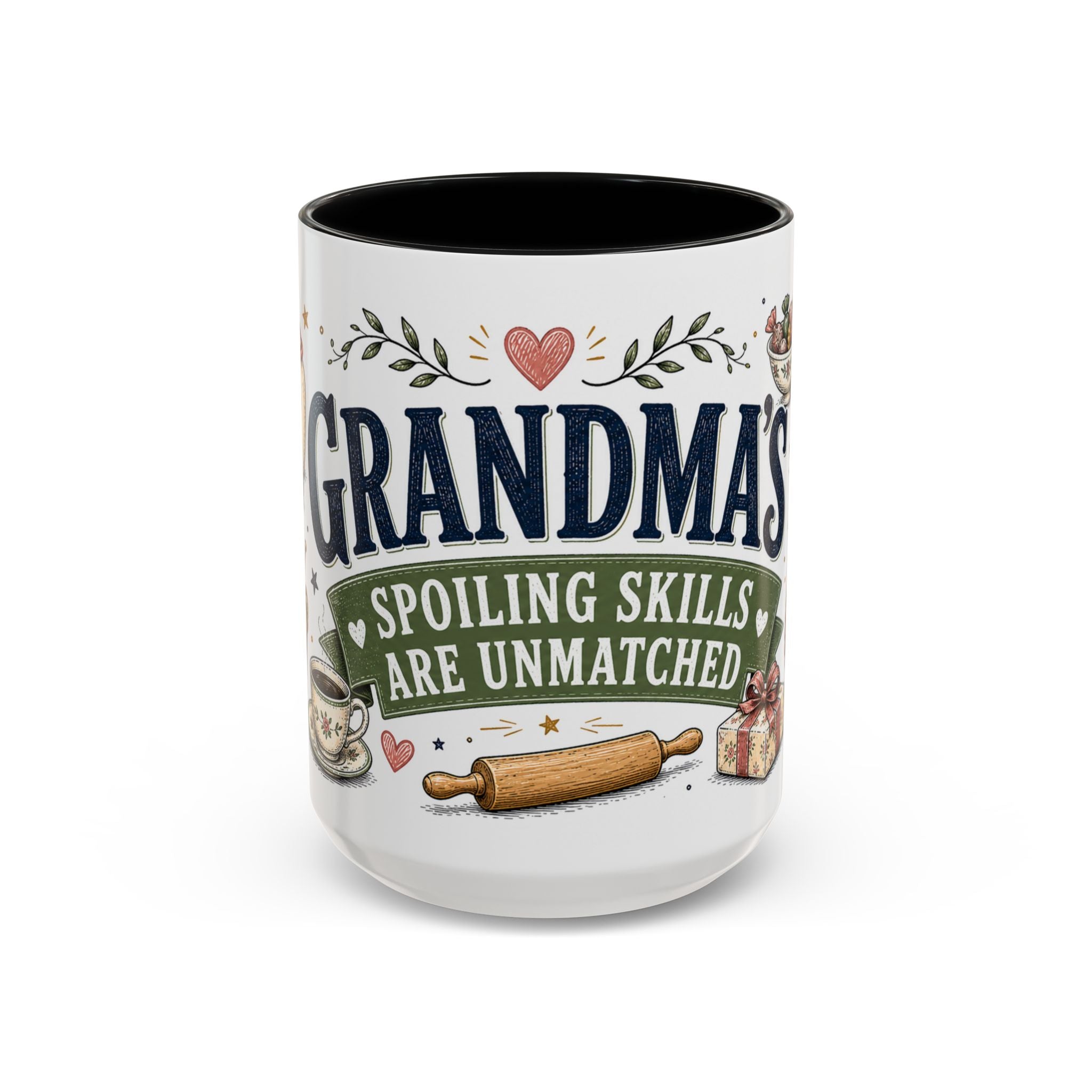 Grandma's Spoiling Skills Are Unmatched Coffee Mug | Funny Gift From Grandkids | Accent Ceramic 11oz 15oz