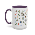 Budapest Christmas Mug | Watercolor City Souvenir | Ceramic Coffee Cup (11oz 15oz)
