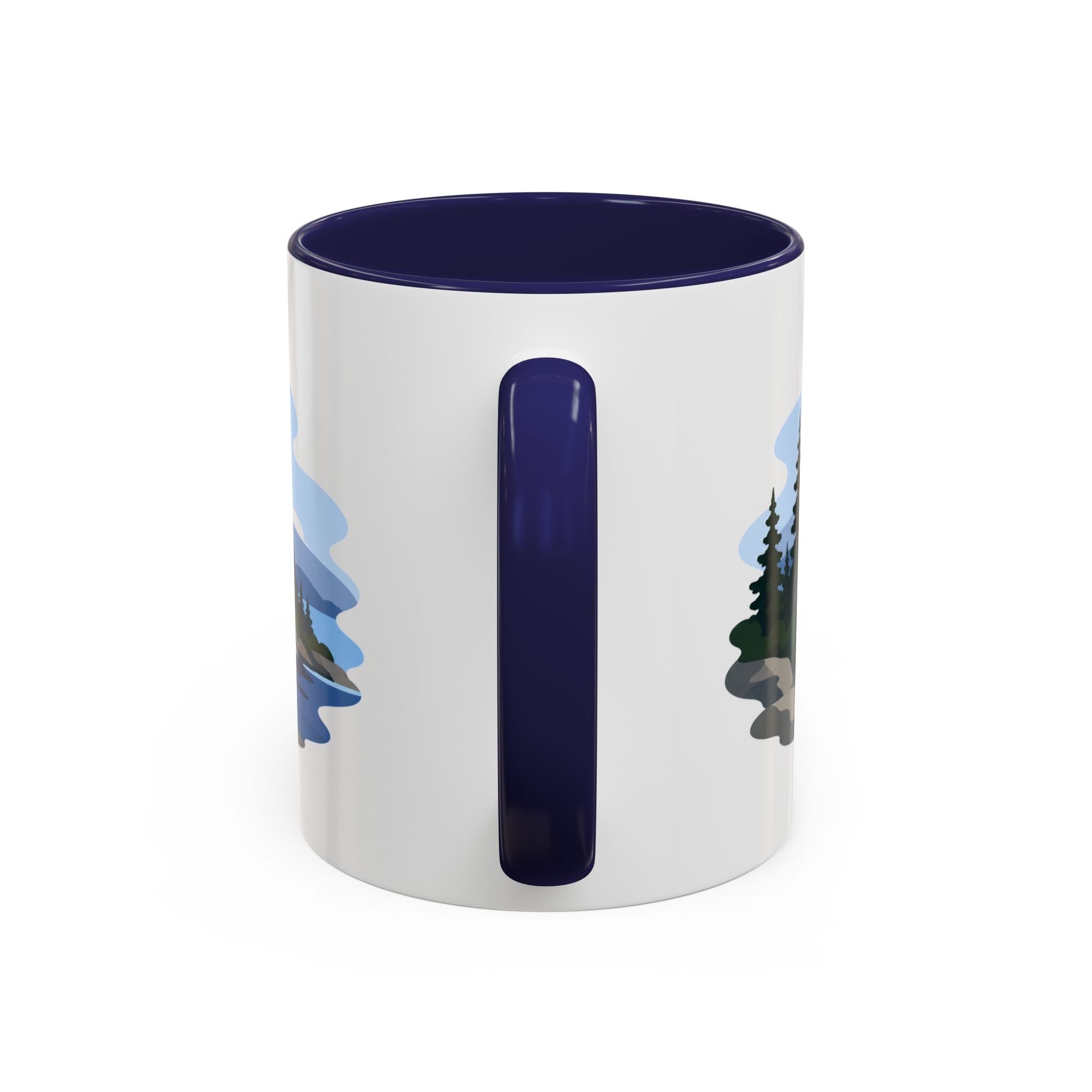 Isle Royale National Park Coffee Mug | Solid Color Block Park Souvenir | 11oz 15oz Accent Mug