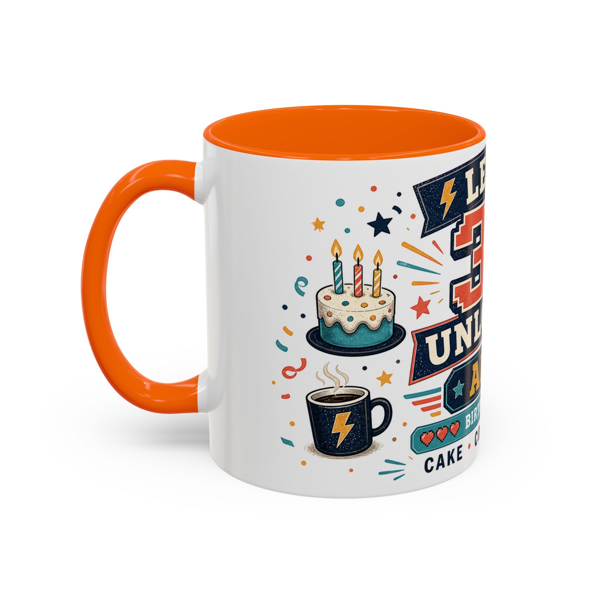 Custom Gamer Birthday Mug | Level Unlocked Name Age Coffee Cup