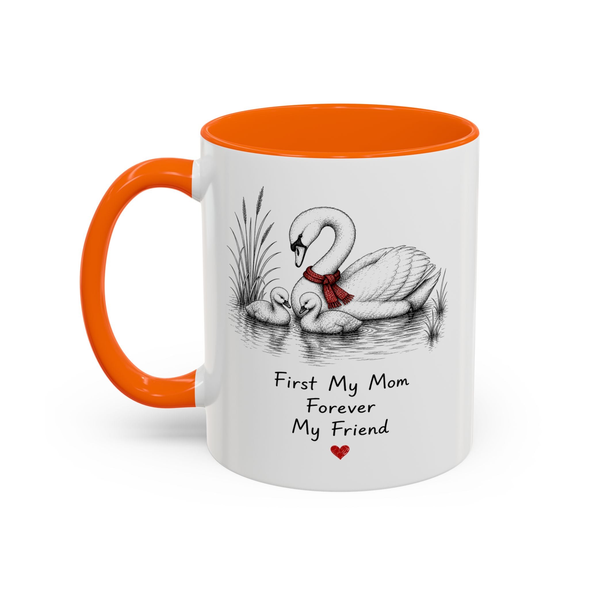 Swan Mom Coffee Mug | Forever My Friend | Mother's Day Gift
