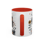 Grill Master Coffee Mug | Father's Day Gift for Dad | Accent Color Ceramic 11oz 15oz