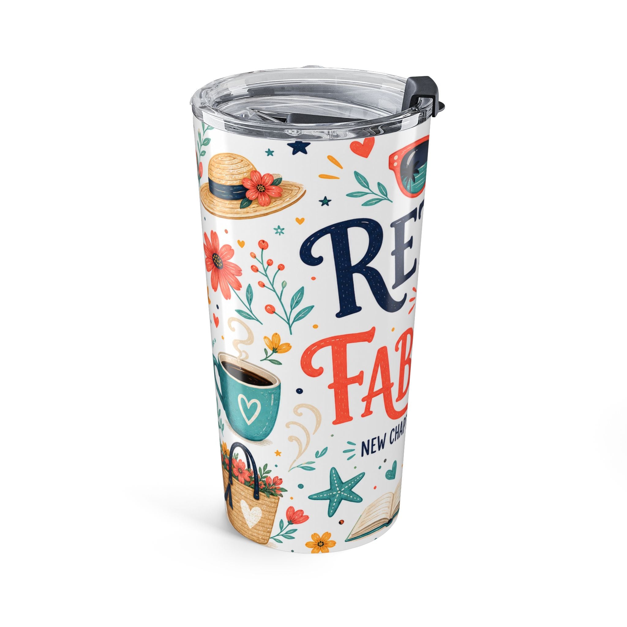 Retired and Fabulous 20oz Tumbler | Bright Retirement Gift | Insulated Stainless Steel Travel Cup