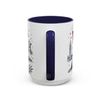 O Canada True North Coffee Mug | Canadian Pride Gift | Accent Color Ceramic 11oz 15oz