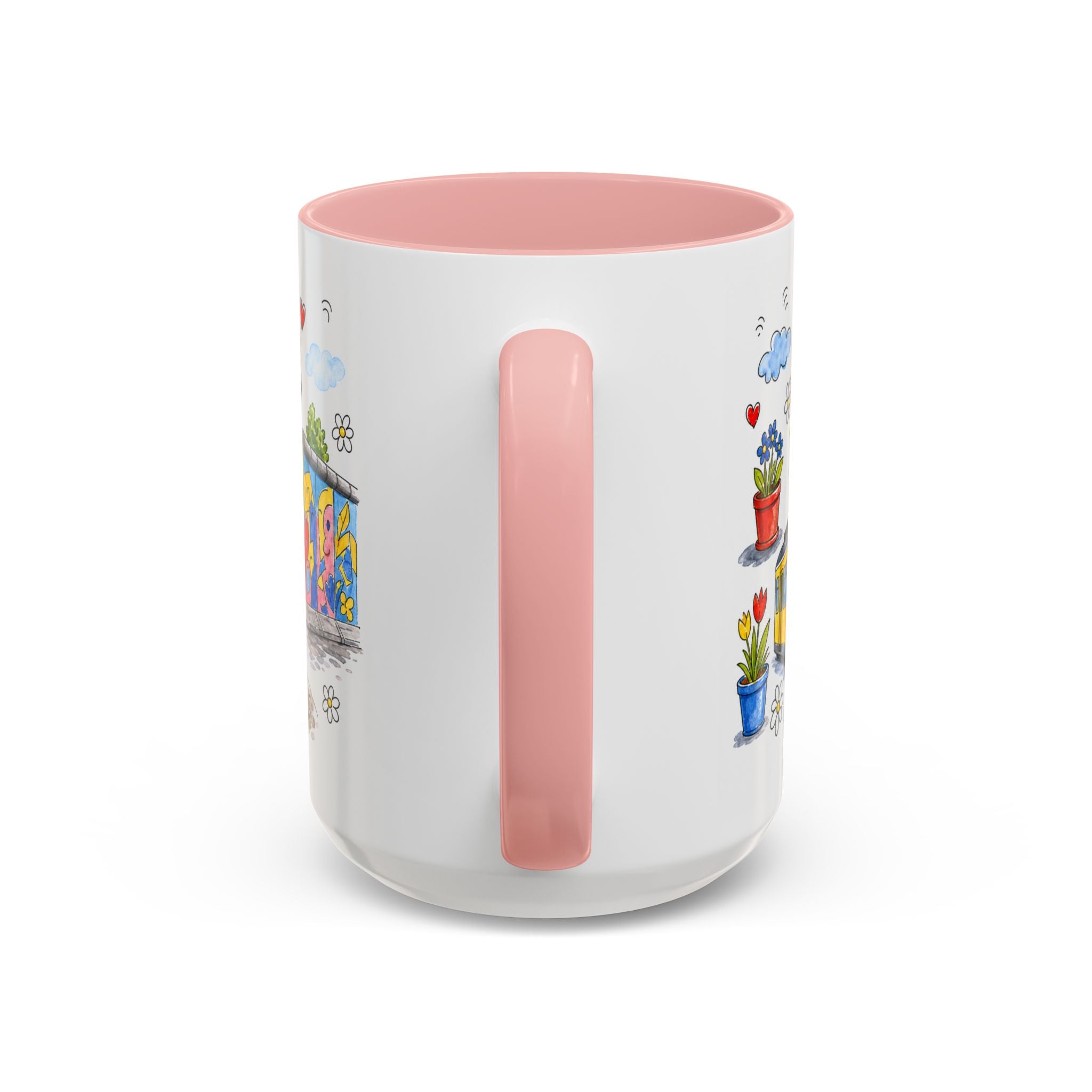 Berlin Travel Mug | European City Souvenir Accent Coffee Mug | 11oz 15oz Ceramic Cup