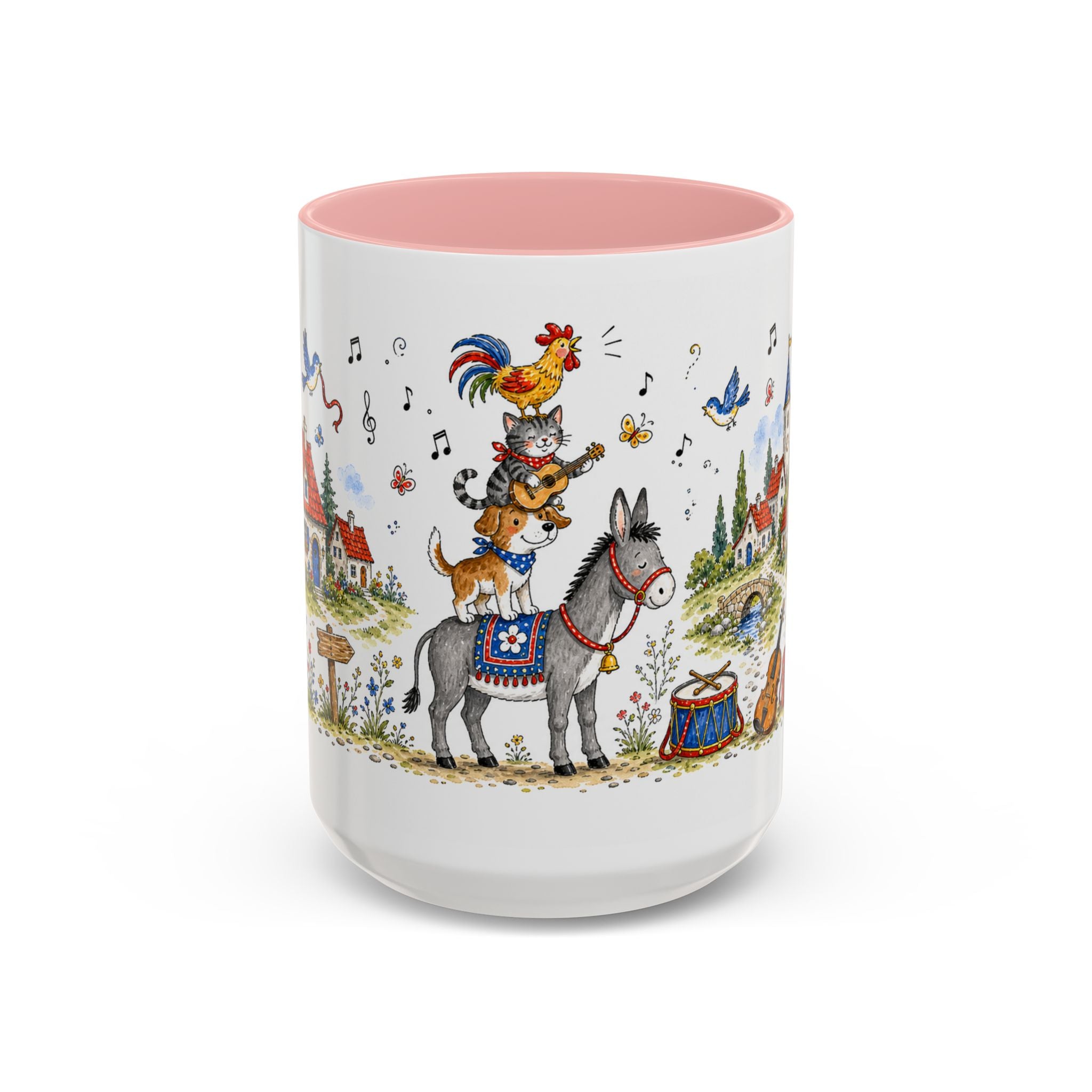 Bremen Town Musicians Mug | Storybook Accent Coffee Mug | EveryLegend