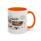 Katmai National Park Coffee Mug | Alaska Bear Watching Wildlife Gift | Accent Color Ceramic 11oz 15oz