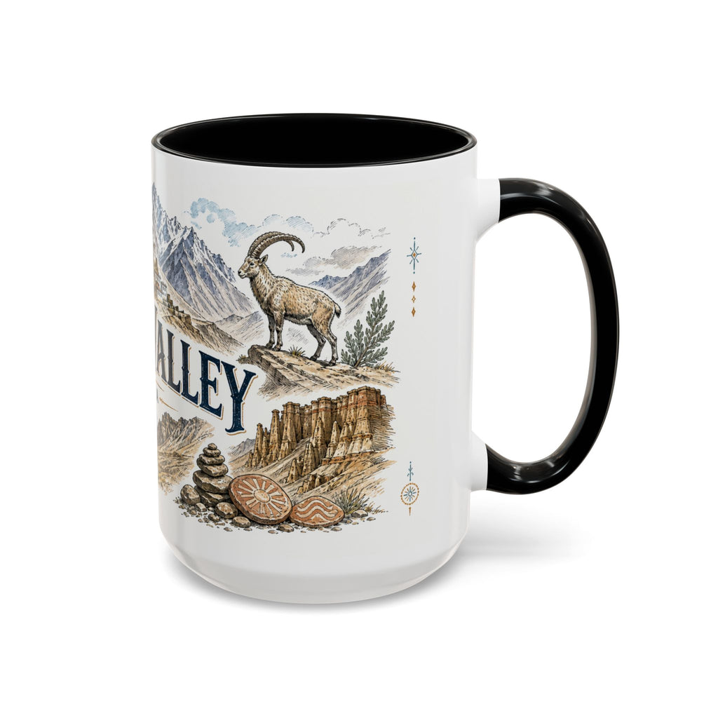 Spiti Valley Mug, India Travel Souvenir, Bucket List Gift, Accent Ceramic Coffee Mug 11oz 15oz