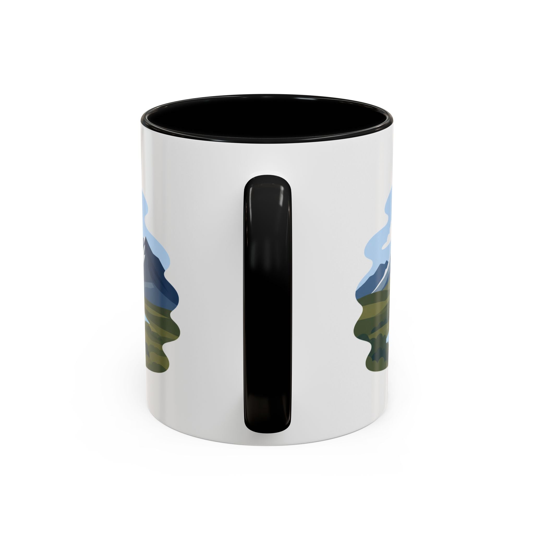 Gates of the Arctic National Park Coffee Mug | Solid Color Block Park Souvenir | 11oz 15oz Accent Mug