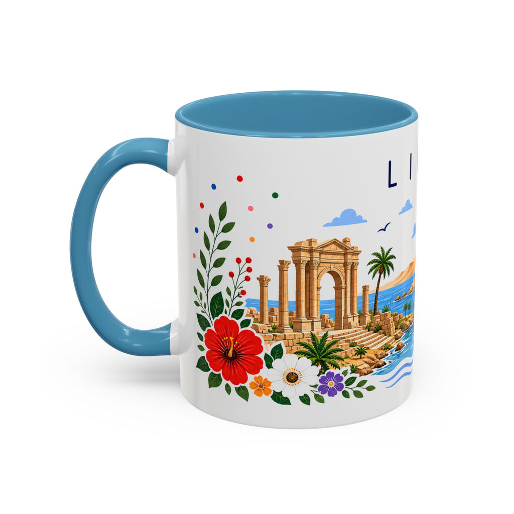Libya Coffee Mug | Travel Souvenir Accent Mug | Place Gift Ceramic Cup 11oz 15oz