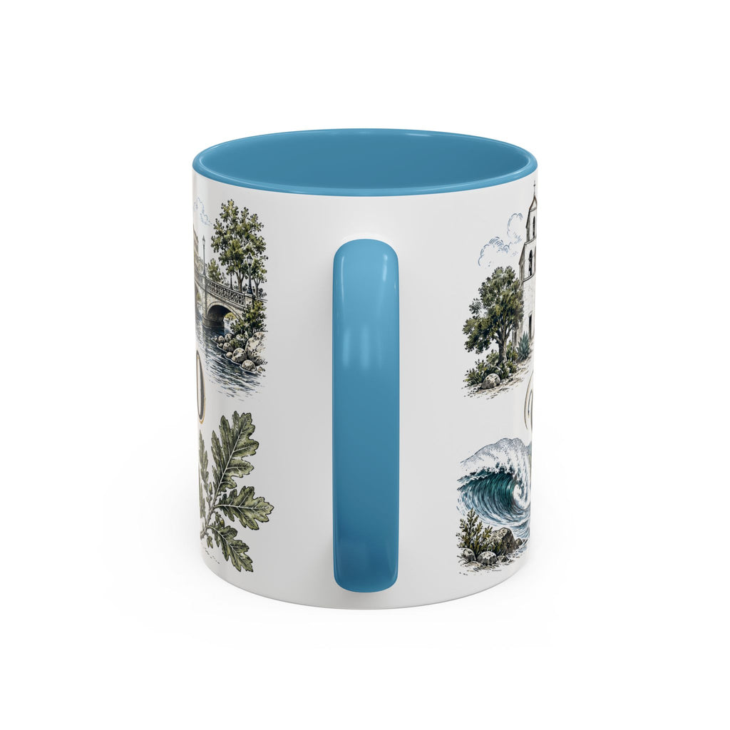 San Luis Obispo Coffee Mug | United States Travel Souvenir | Vintage Illustrated City Gift | 11 oz 15 oz Accent Mug