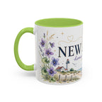 New Jersey Home State Mug | Moving Away Gift | Long Distance Friendship Coffee Cup | 11oz 15oz Accent Mug