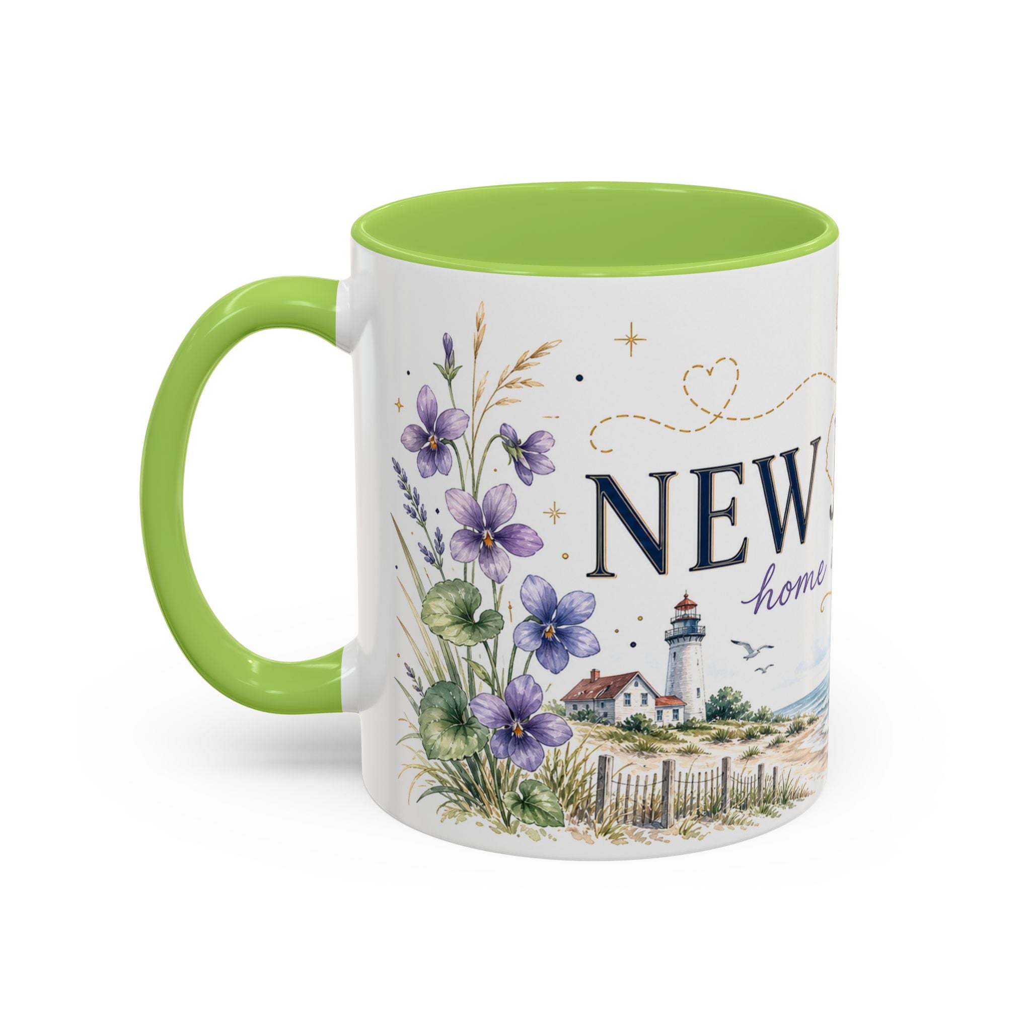 New Jersey Home State Mug | Moving Away Gift | Long Distance Friendship Coffee Cup | 11oz 15oz Accent Mug