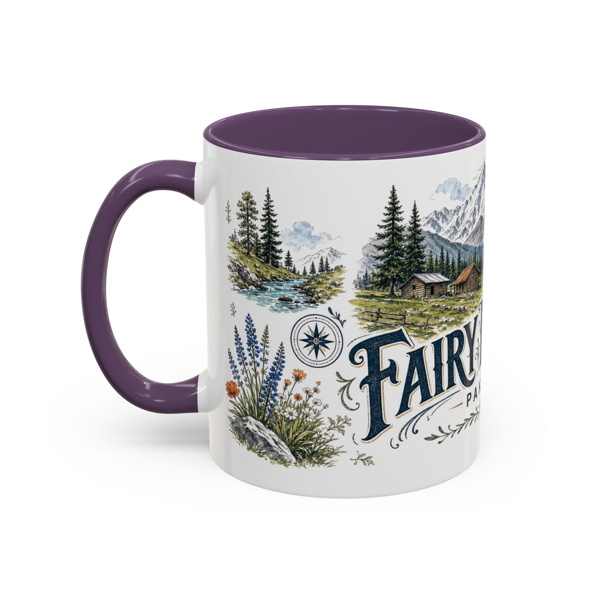 Fairy Meadows Mug, Pakistan Travel Souvenir, Bucket List Gift, Accent Ceramic Coffee Mug 11oz 15oz