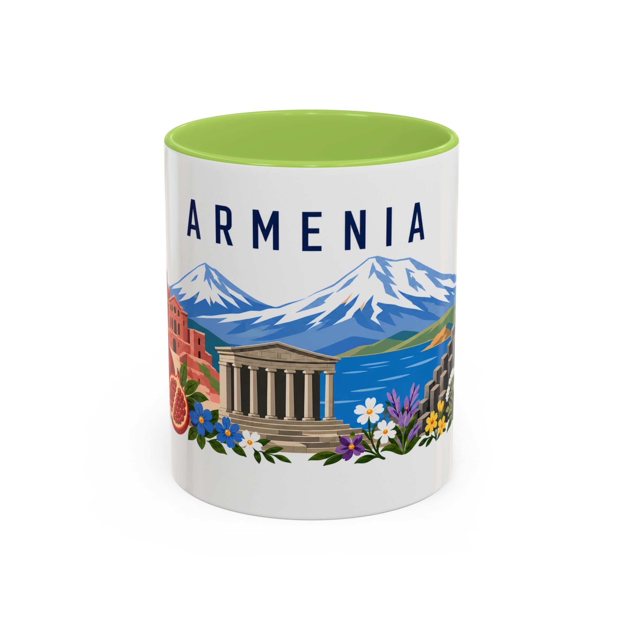 Armenia Coffee Mug | Travel Souvenir Accent Mug | Country Gift Ceramic Cup 11oz 15oz
