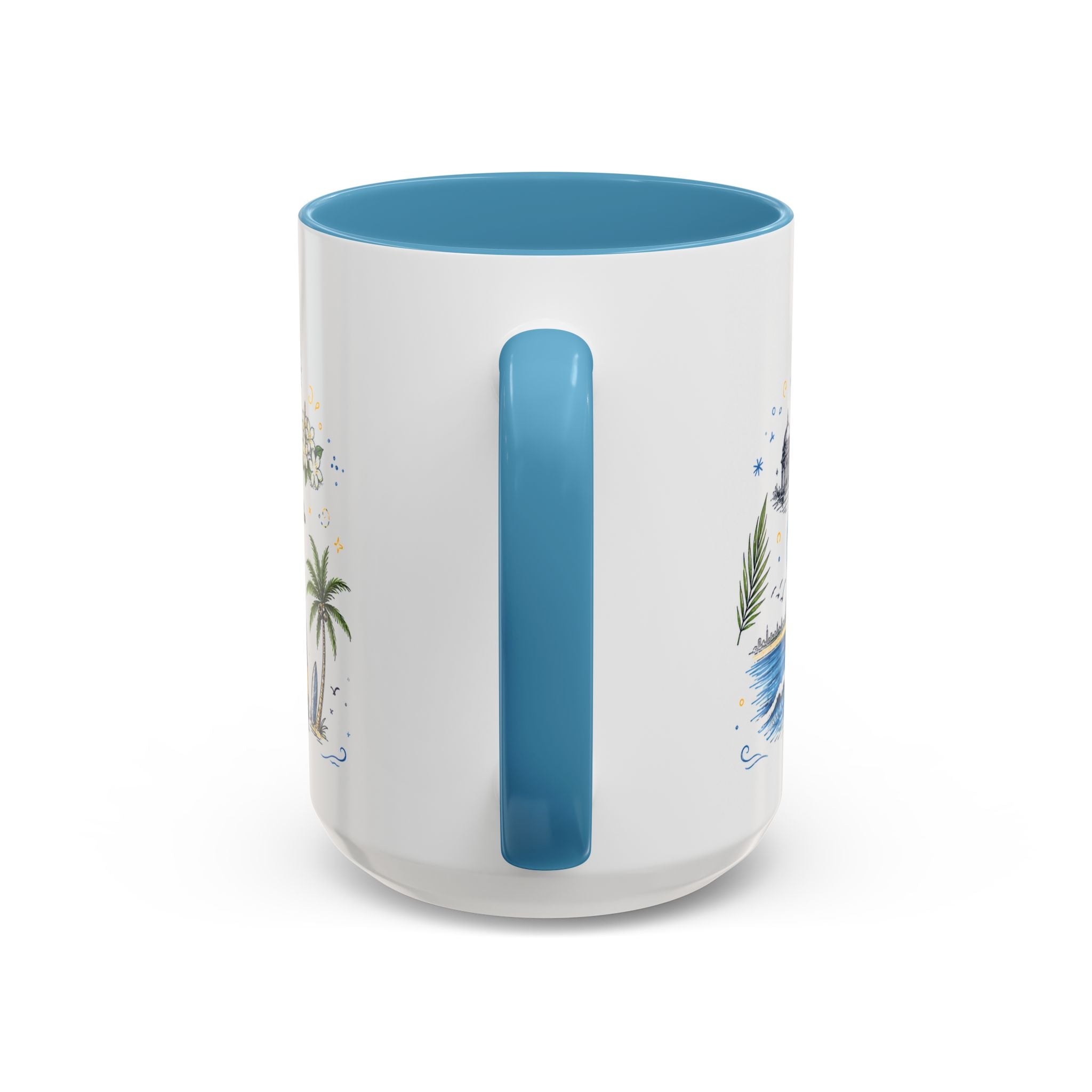 Chennai Coffee Mug | India Souvenir Travel Gift | Accent Color Ceramic 11oz 15oz