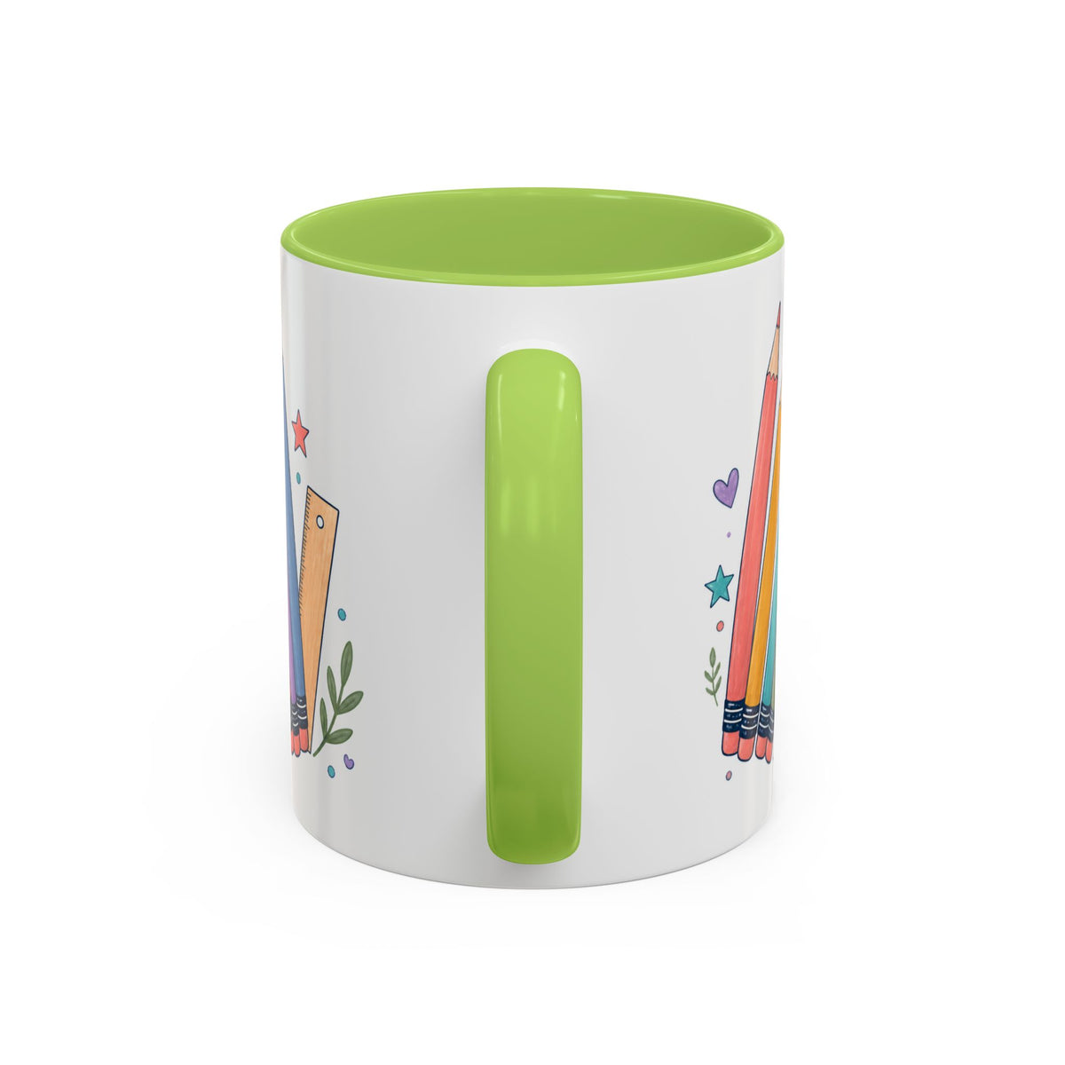 Personalized First Year Teacher Mug | Custom Name Pencil Coffee Cup