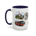 Bogota Coffee Mug | Colombia Travel Souvenir | Vintage Illustrated City Gift | 11 oz 15 oz Accent Mug