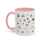 Mammoth Cave National Park Christmas Mug | Watercolor Travel Souvenir | Holiday Gift | Accent Ceramic Coffee Cup 11oz 15oz