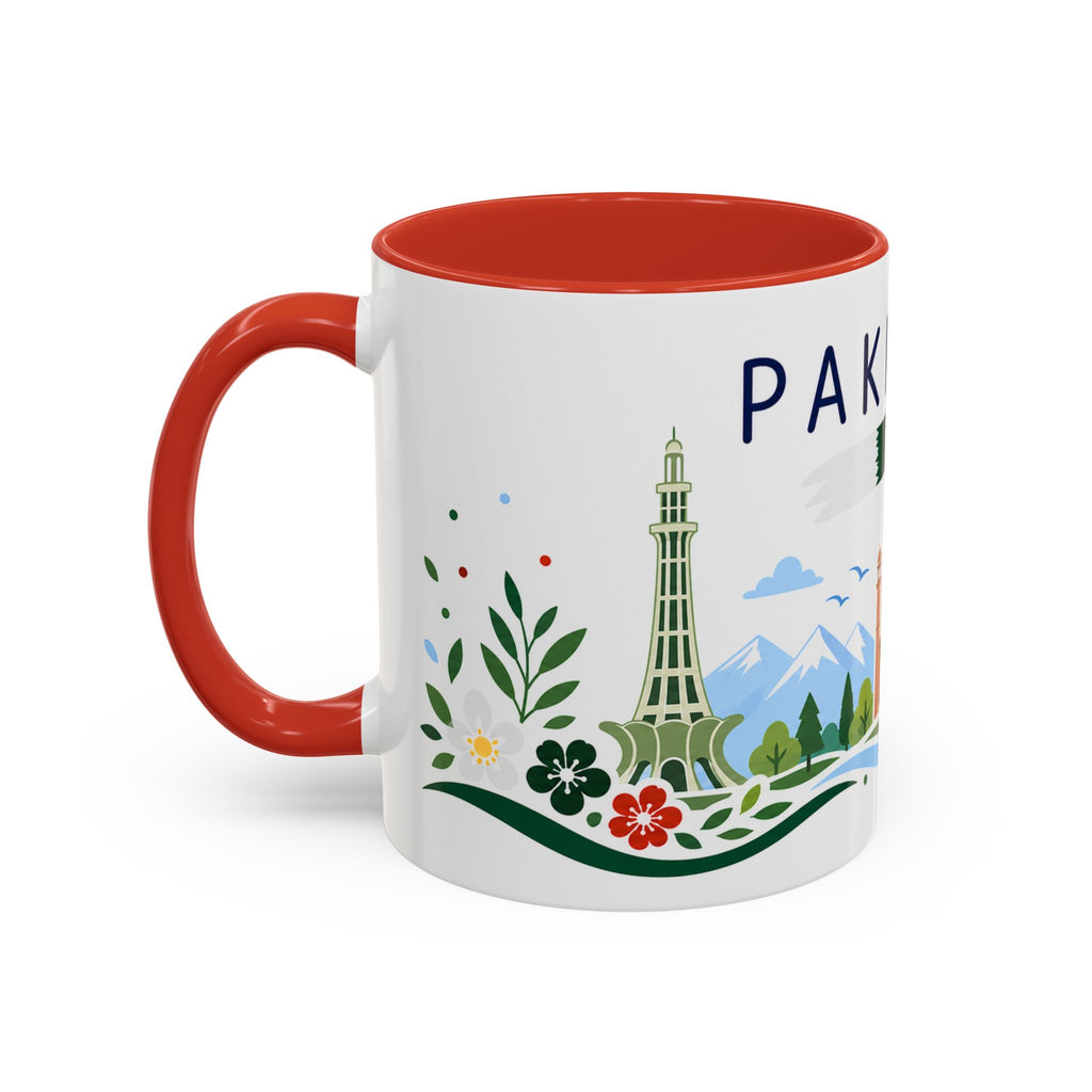 Pakistan Coffee Mug | Travel Souvenir Accent Mug | Country Gift Ceramic Cup 11oz 15oz