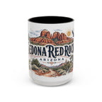 Sedona Red Rocks Mug, Arizona Travel Souvenir, Bucket List Gift, Accent Ceramic Coffee Mug 11oz 15oz