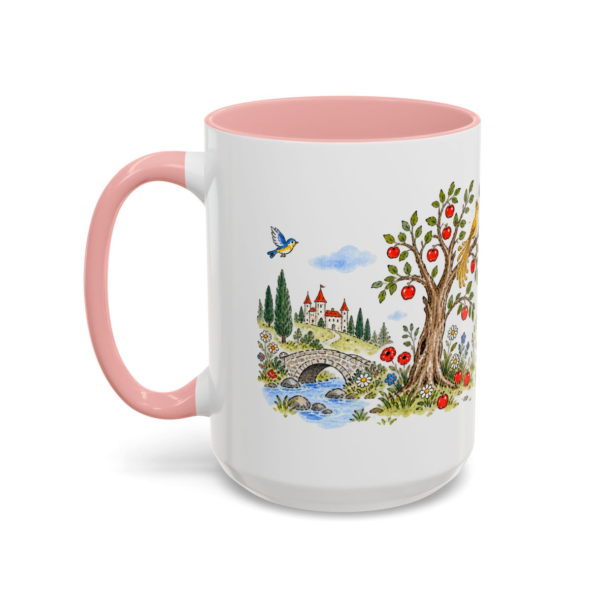The Golden Bird Mug | Storybook Fairy Tale Accent Coffee Mug | EveryLegend