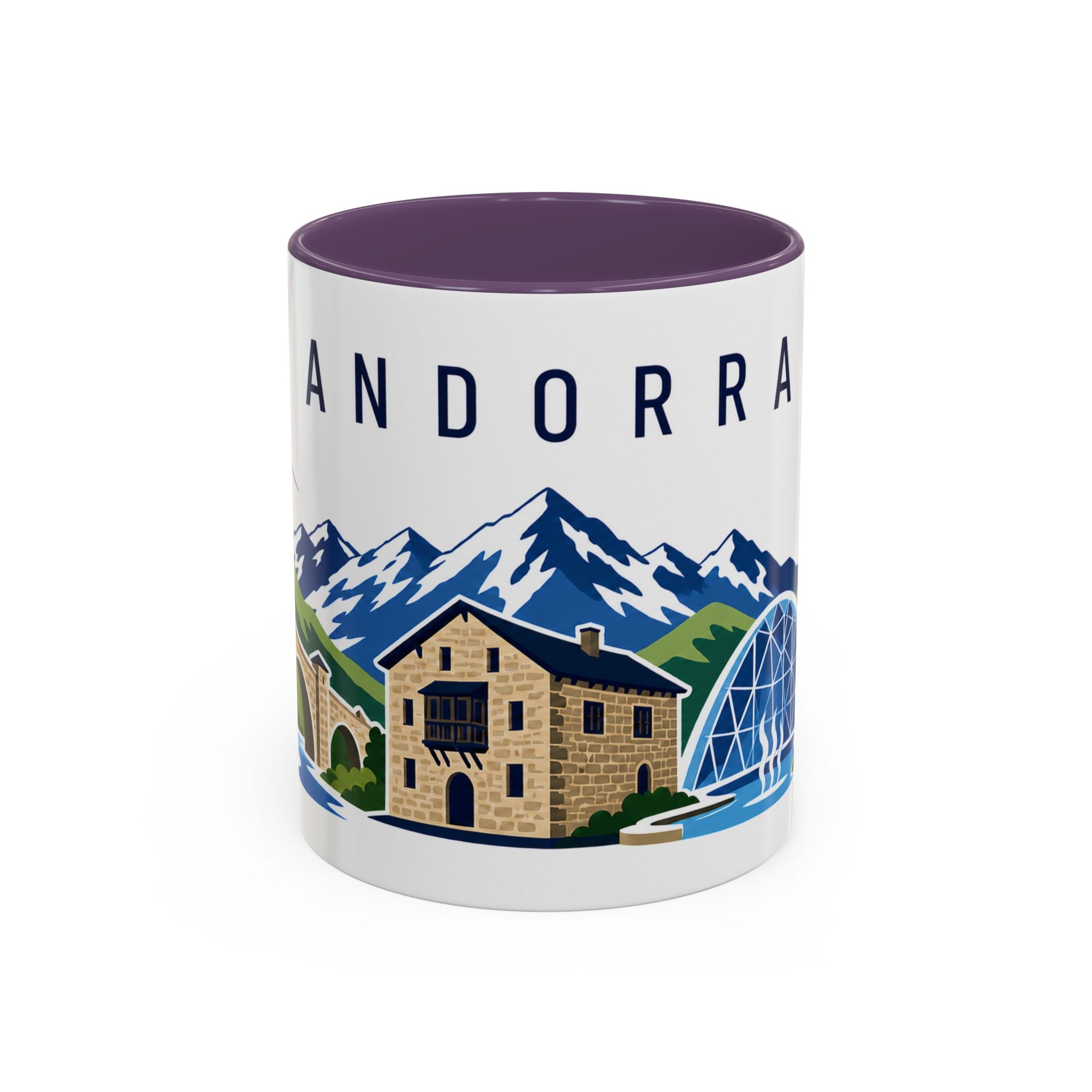 Andorra Coffee Mug | Travel Souvenir Accent Mug | Country Gift Ceramic Cup 11oz 15oz