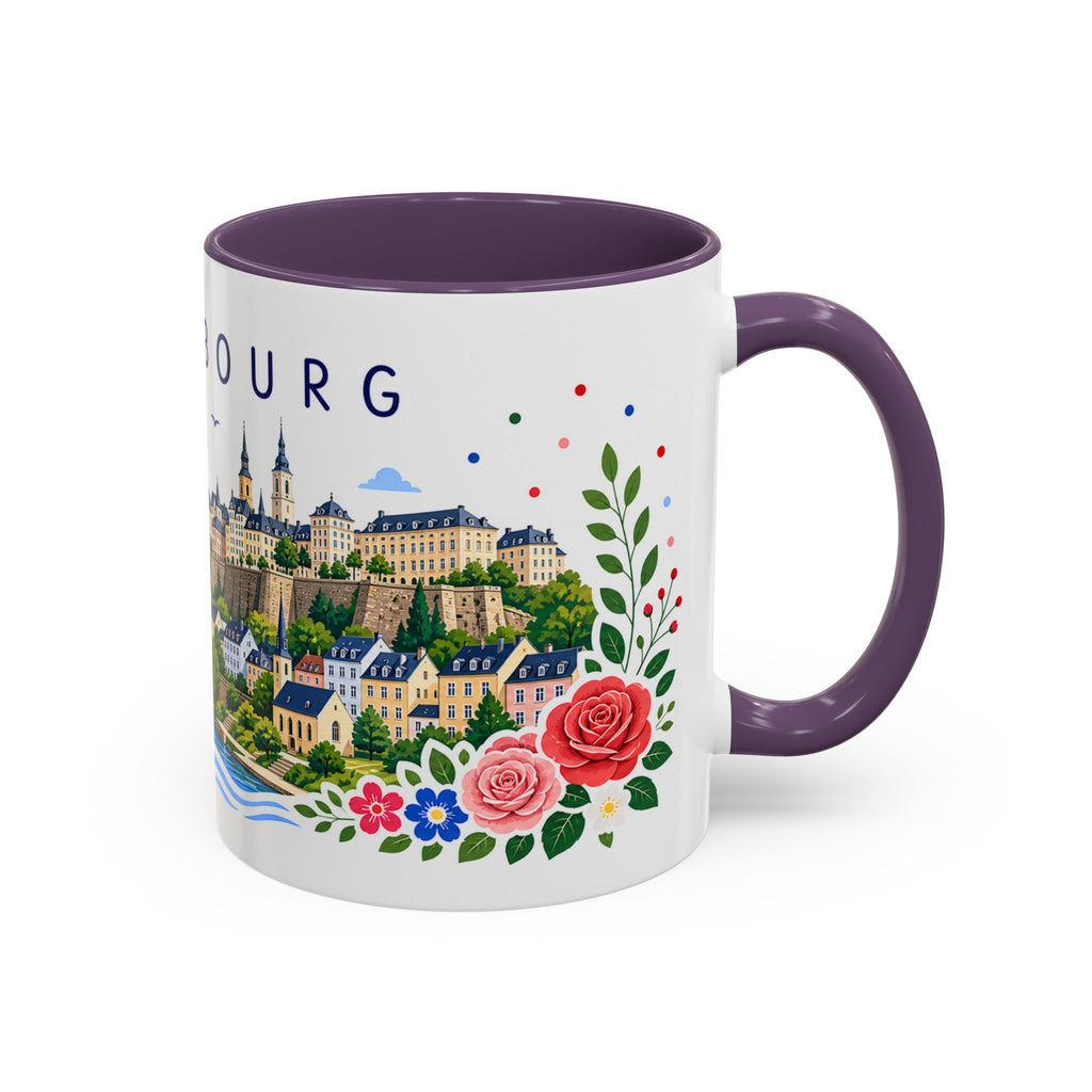 Luxembourg Coffee Mug | Travel Souvenir Accent Mug | Place Gift Ceramic Cup 11oz 15oz