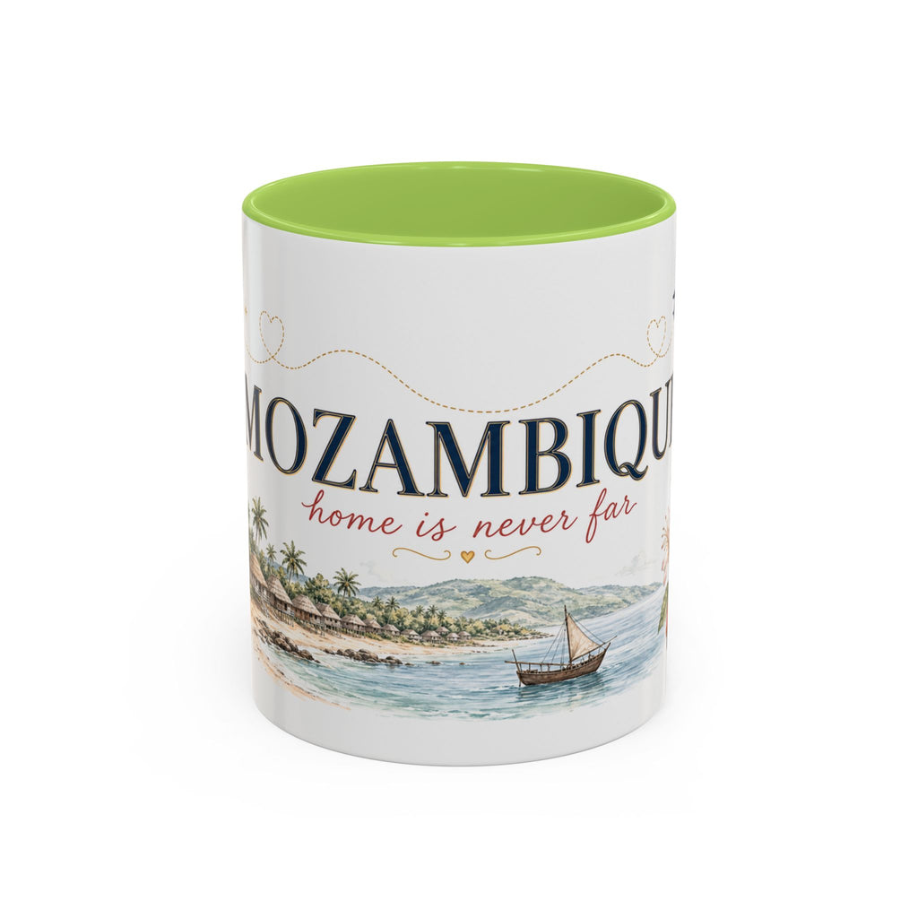 Mozambique Home Country Mug | Moving Away Gift | Long Distance Friendship | 11 oz 15 oz Accent Mug