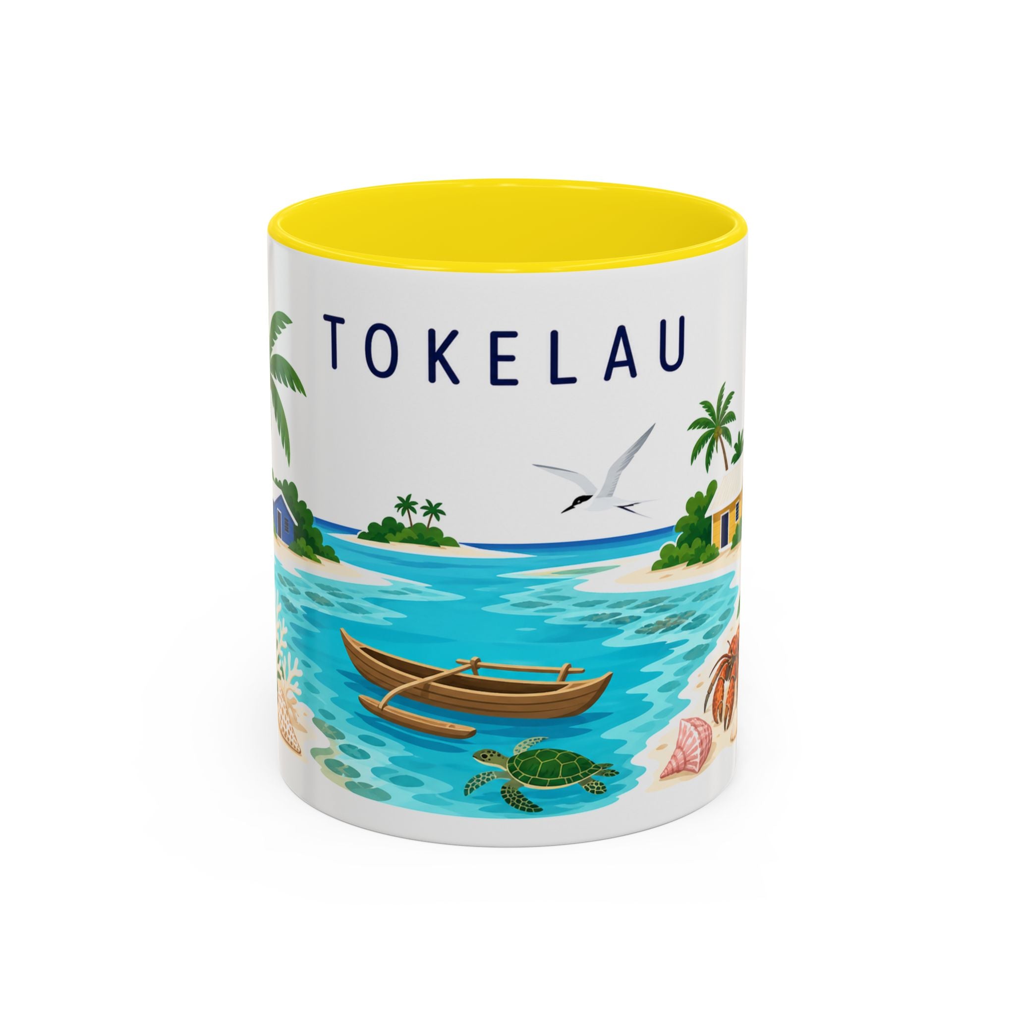 Tokelau Coffee Mug | Travel Souvenir Accent Mug | Country Gift Ceramic Cup 11oz 15oz