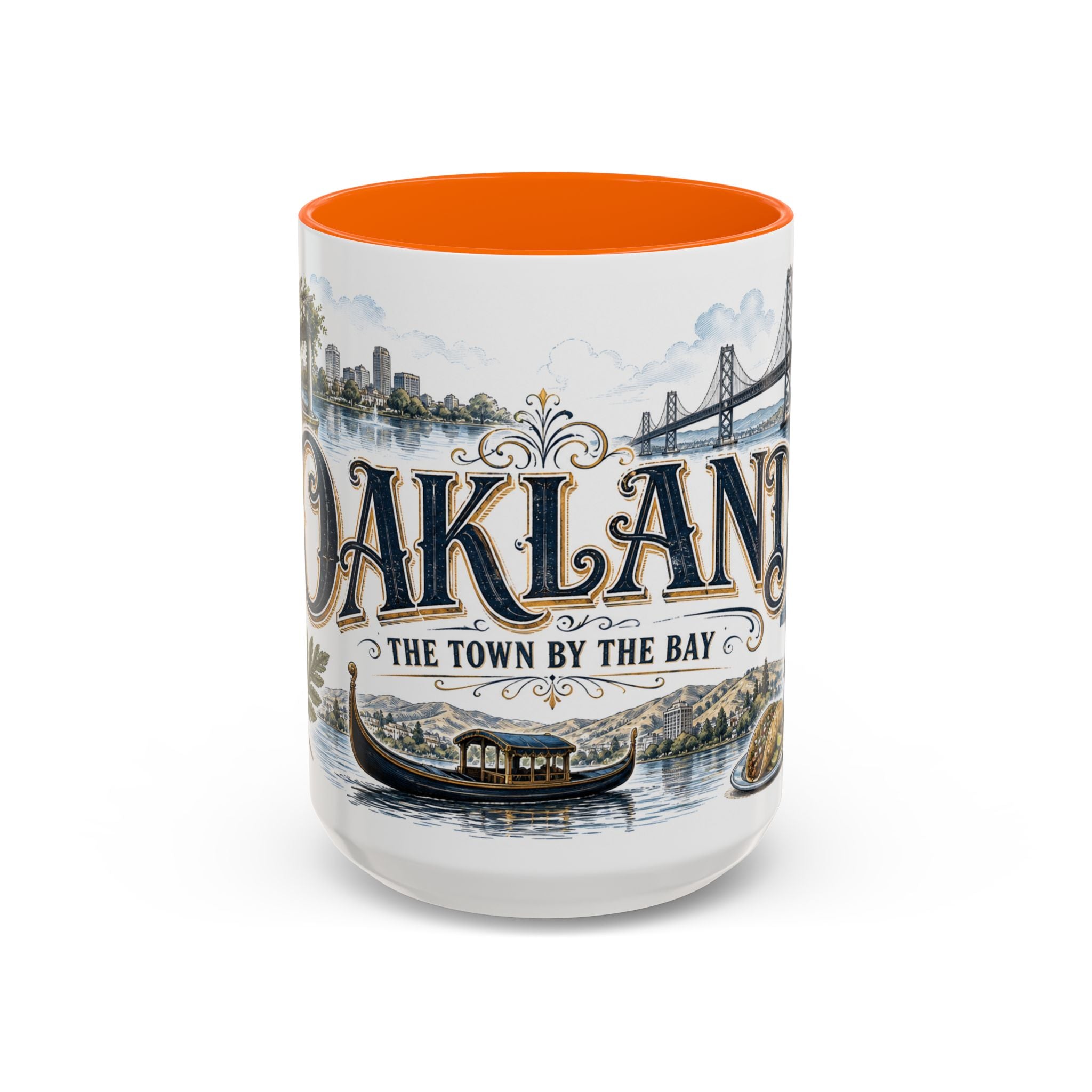 Oakland Coffee Mug | United States Travel Souvenir | Vintage Illustrated City Gift | 11 oz 15 oz Accent Mug