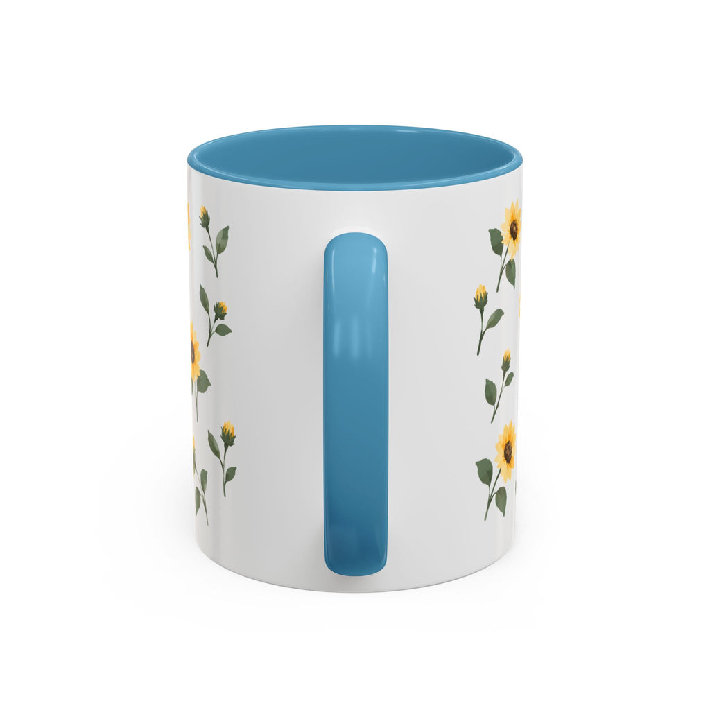 Kansas Sunflower Mug, State Flower Floral Coffee Cup, 11oz Botanical Gift