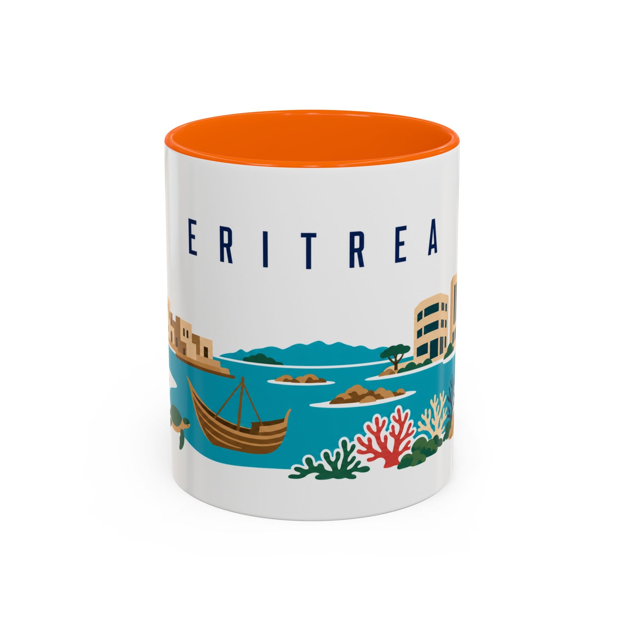 Eritrea Coffee Mug | Travel Souvenir Accent Mug | Country Gift Ceramic Cup 11oz 15oz