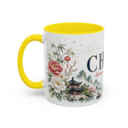 China Home Country Mug | Moving Away Gift | Long Distance Friendship | 11 oz 15 oz Accent Mug