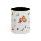 Thanksgiving Turkey Mug | Friendly Woodland Watercolor Gift | Autumn Accent Cup 11oz 15oz