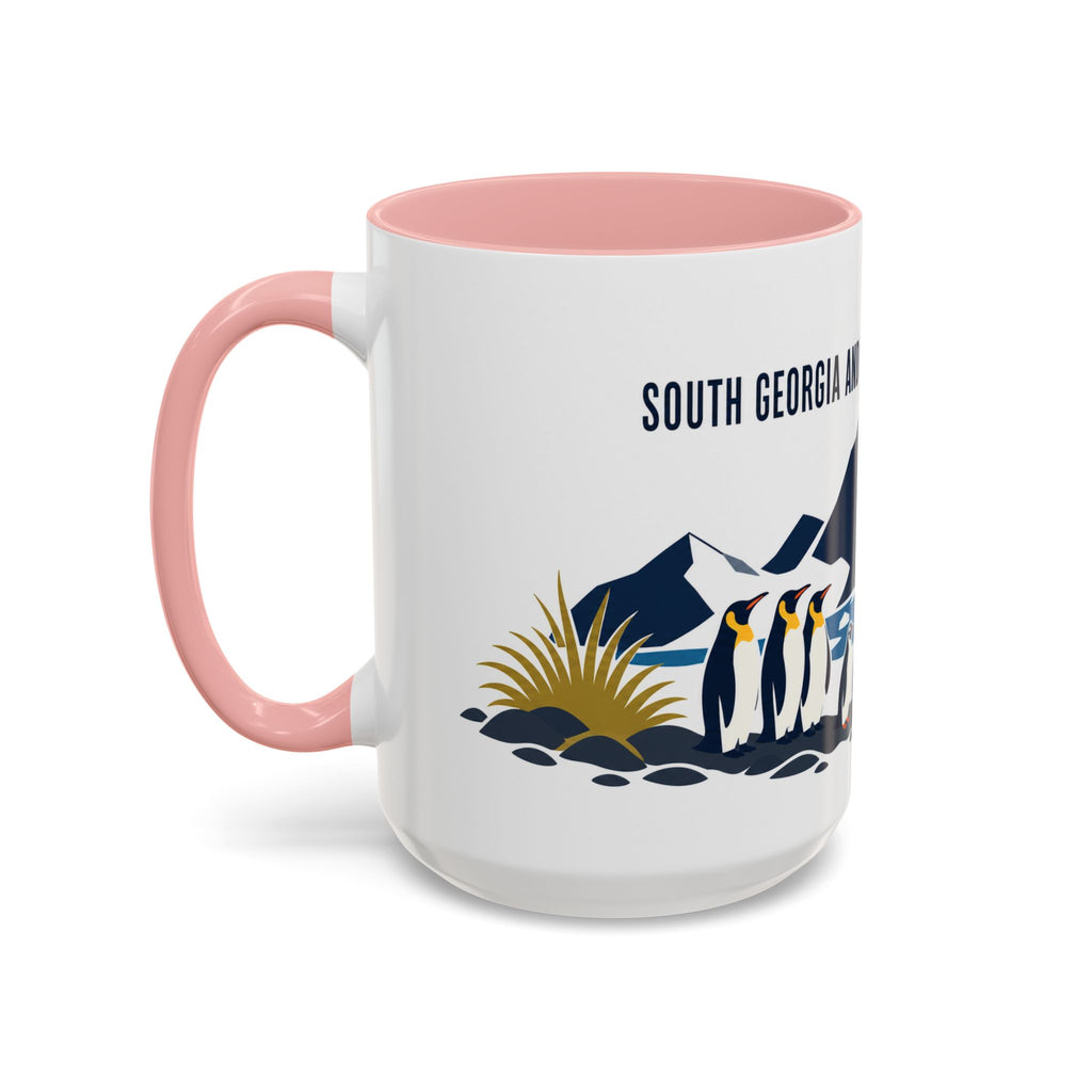 South Georgia and South Sandwich Islands Coffee Mug | Travel Souvenir Accent Mug | Country Gift Ceramic Cup 11oz 15oz
