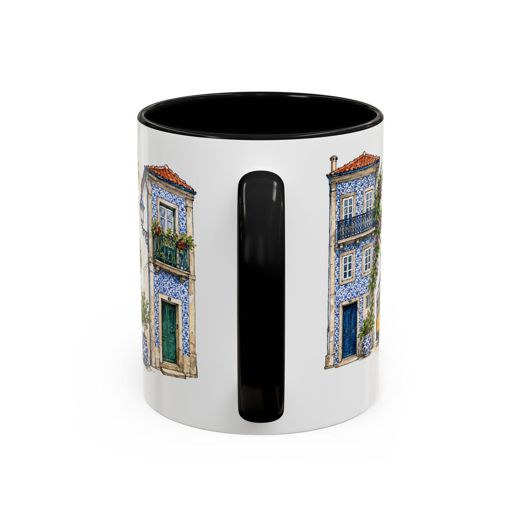 Porto Illustrated Travel Mug | City Souvenir Accent Coffee Mug | 11oz 15oz Ceramic Cup