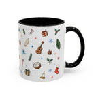 Honolulu Christmas Mug | Watercolor City Souvenir | Ceramic Coffee Cup (11oz 15oz)