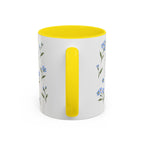 Alaska Forget-me-not Mug, State Flower Floral Coffee Cup, 11oz Botanical Gift
