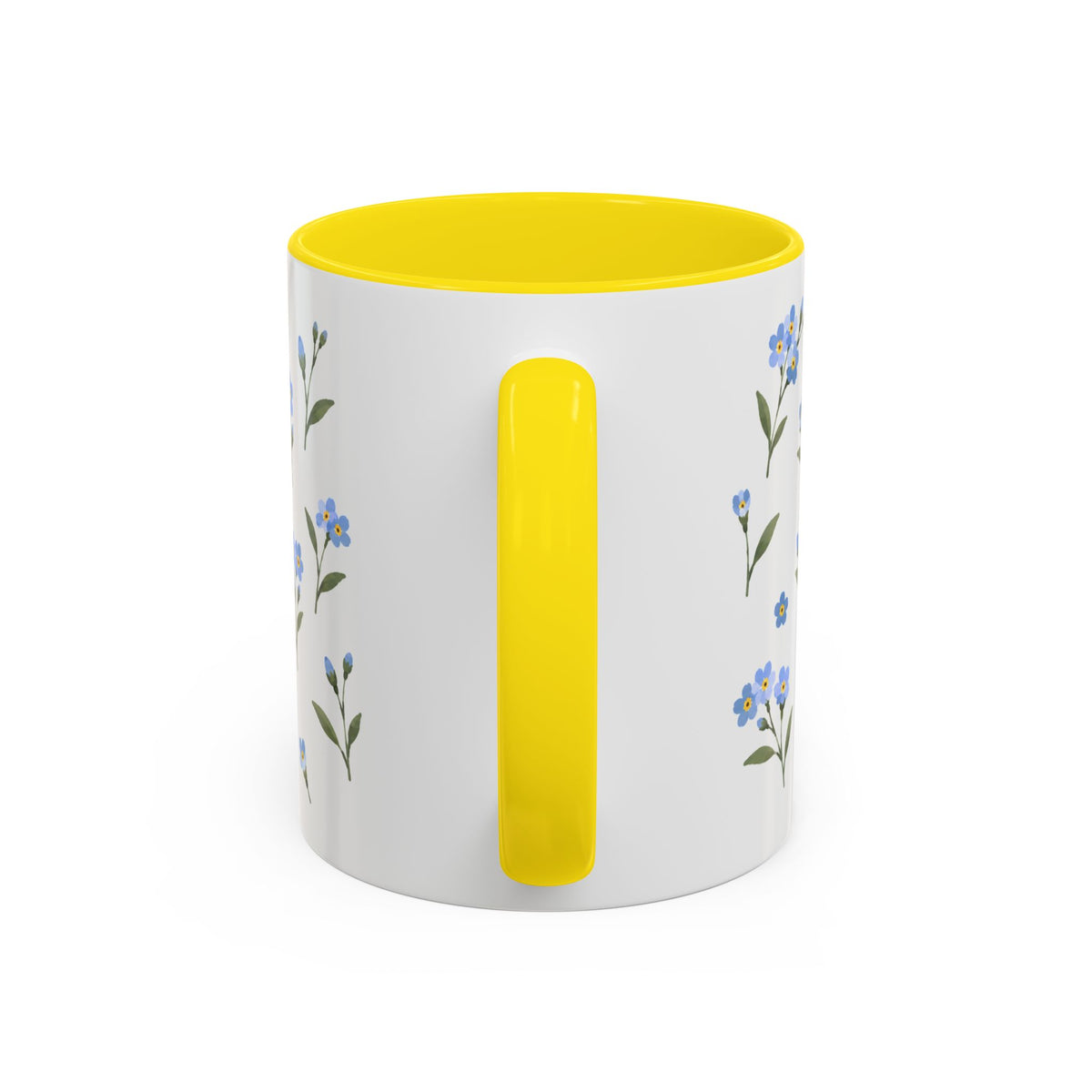 Alaska Forget-me-not Mug, State Flower Floral Coffee Cup, 11oz Botanical Gift