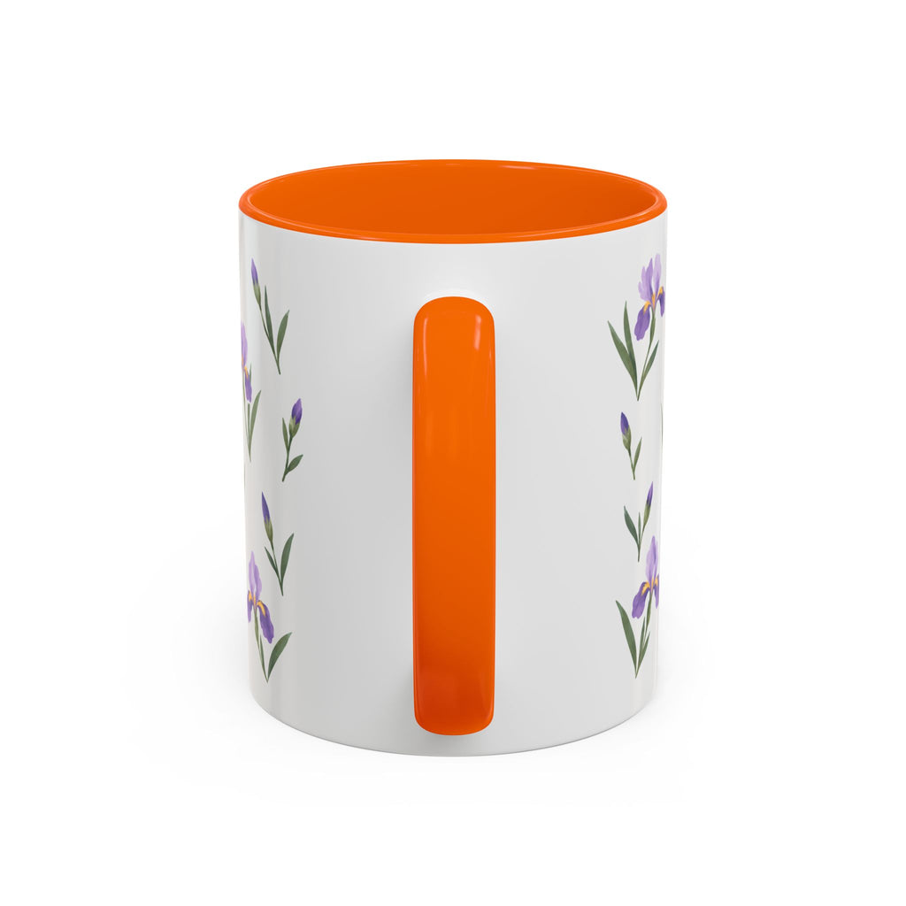 Tennessee Iris Mug, State Flower Floral Coffee Cup, 11oz Botanical Gift