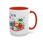 Dominican Republic Coffee Mug | Travel Souvenir Accent Mug | Country Gift Ceramic Cup 11oz 15oz