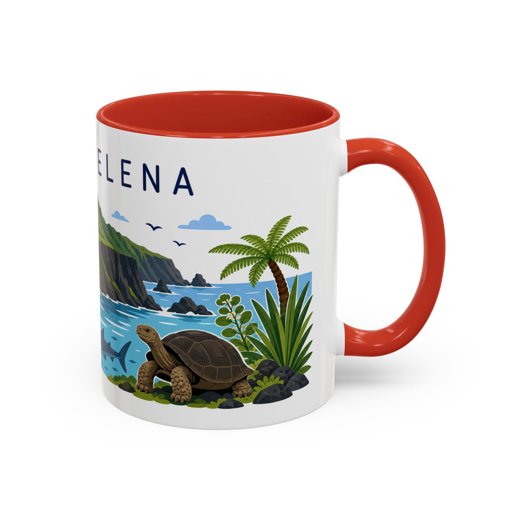Saint Helena Coffee Mug | Travel Souvenir Accent Mug | Country Gift Ceramic Cup 11oz 15oz