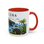 Saint Helena Coffee Mug | Travel Souvenir Accent Mug | Country Gift Ceramic Cup 11oz 15oz