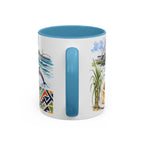 Durban Coffee Mug | South Africa Travel Souvenir | Vintage Illustrated City Gift | 11 oz 15 oz Accent Mug