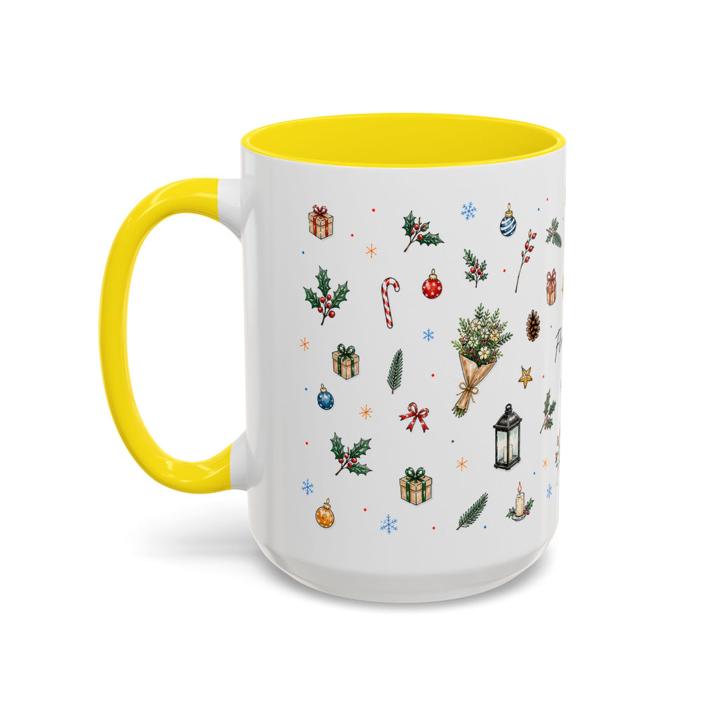 Florence Christmas Mug | Watercolor City Souvenir | Ceramic Coffee Cup (11oz 15oz)