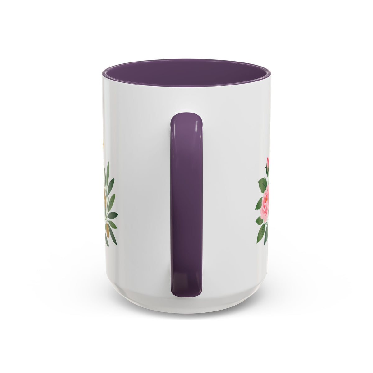 Libra Zodiac Coffee Mug | Scales and Rose Design | Astrology Birthday Gift | 11 oz 15 oz Ceramic Accent Mug
