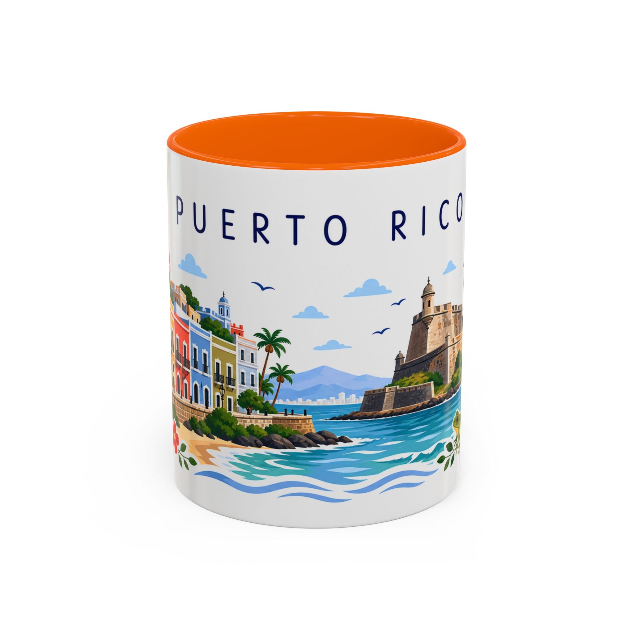 Puerto Rico Coffee Mug | Travel Souvenir Accent Mug | Place Gift Ceramic Cup 11oz 15oz