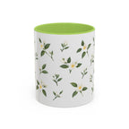 Florida Orange blossom Mug, State Flower Floral Coffee Cup, 11oz Botanical Gift