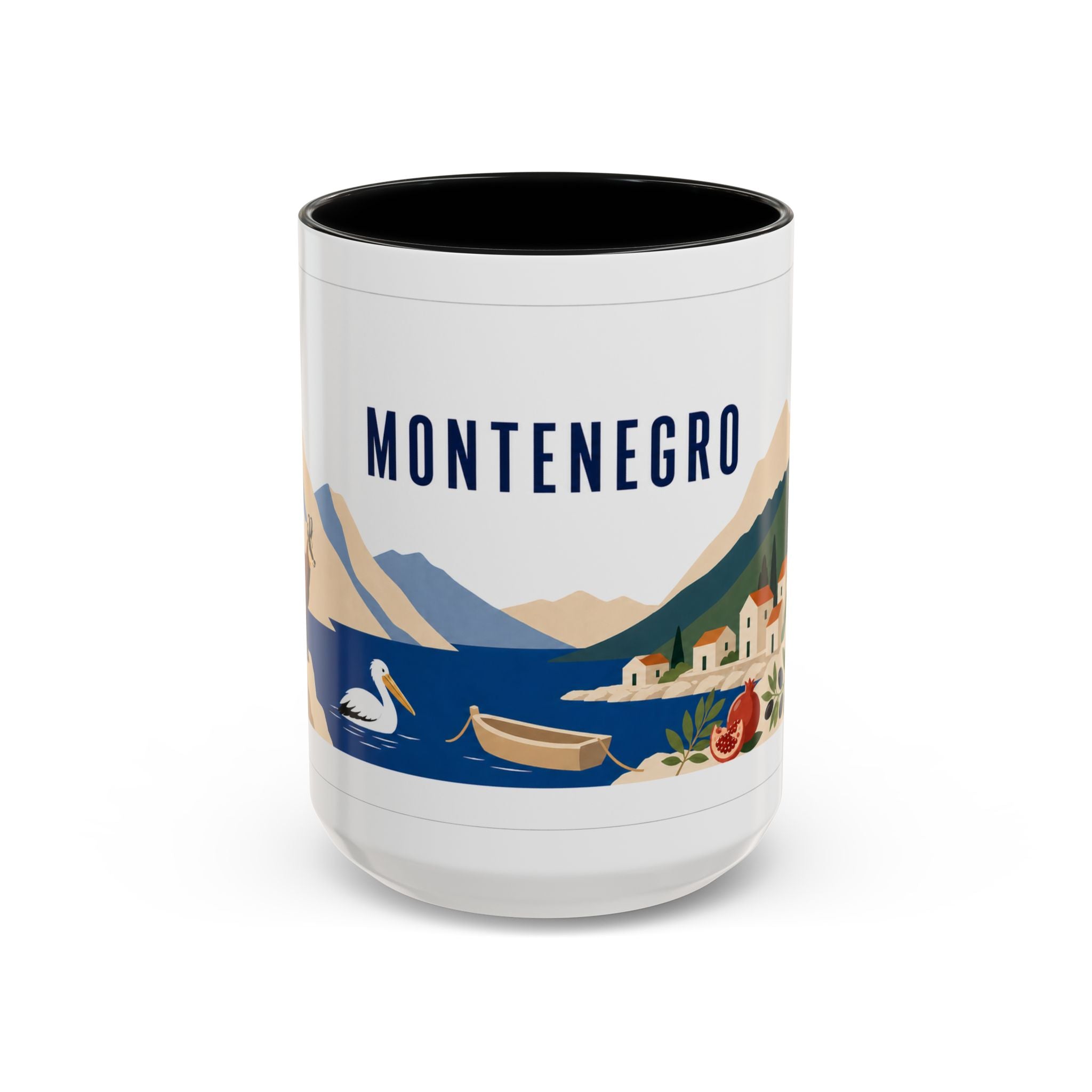 Montenegro Coffee Mug | Travel Souvenir Accent Mug | Country Gift Ceramic Cup 11oz 15oz